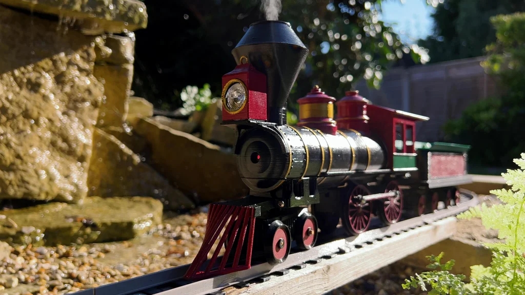 3D Print Yourself A Tiny Steam Train Complete With Smoke Effects